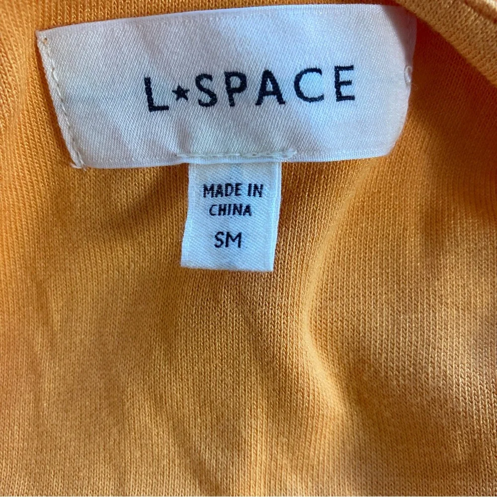 L*SPACE Aya Maxi Dress Orange Mango Size S NWOT - Picture 9 of 9
